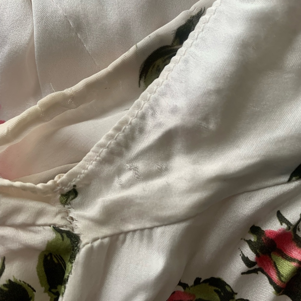 Jiexiu 100% Silk Floral Tunic Dress - Picture 11 of 12